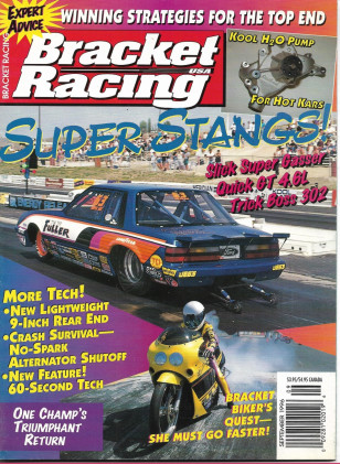 BRACKET RACING USA 1996 SEPT - BIKERS, SUPER STANGS,GASSERS